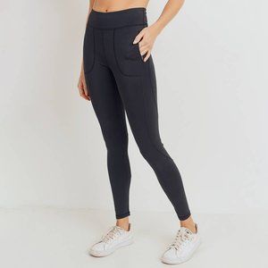 NEW Side Zippered Pocket Highwaist Leggings